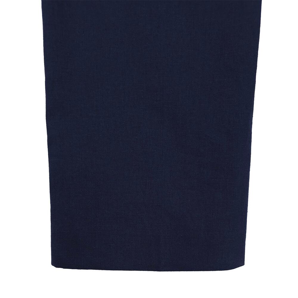 Tommy Hilfiger Mens Modern Fit Dress Pants 44x30 Navy Solid Linen Cotton Blend - Picture 9 of 11